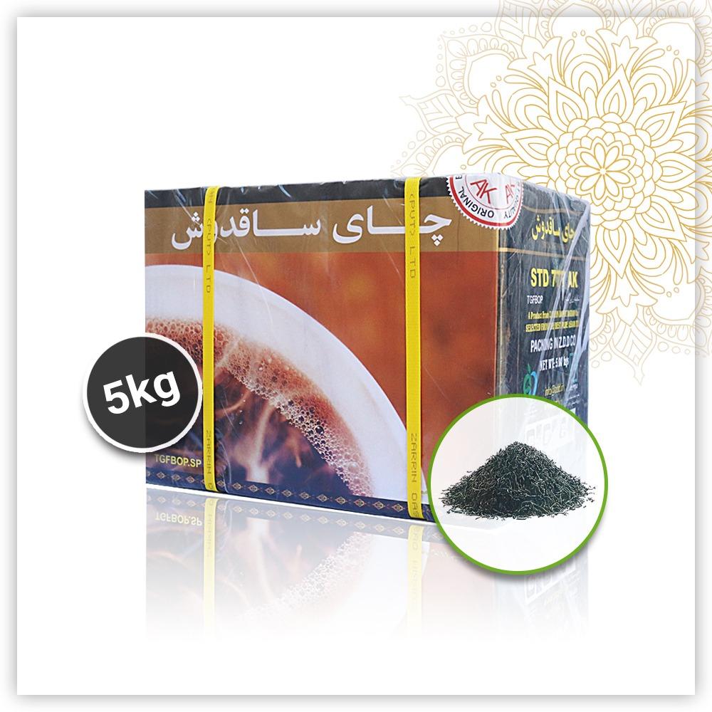 چای ساقدوش شکسته پُرزَر 5 کیلوگرم (کد 777)