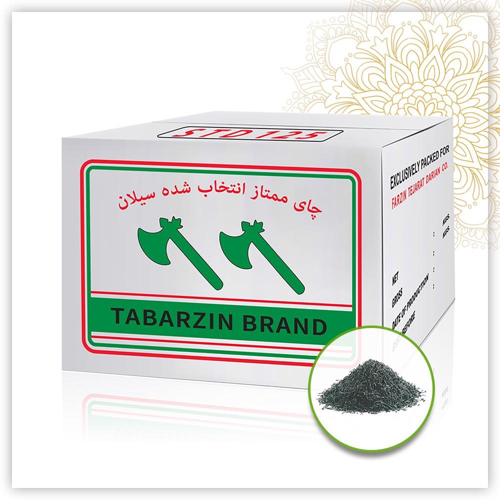 چای دو تبر سبز باروتی سیلان 10 کیلوگرم (کد 125)