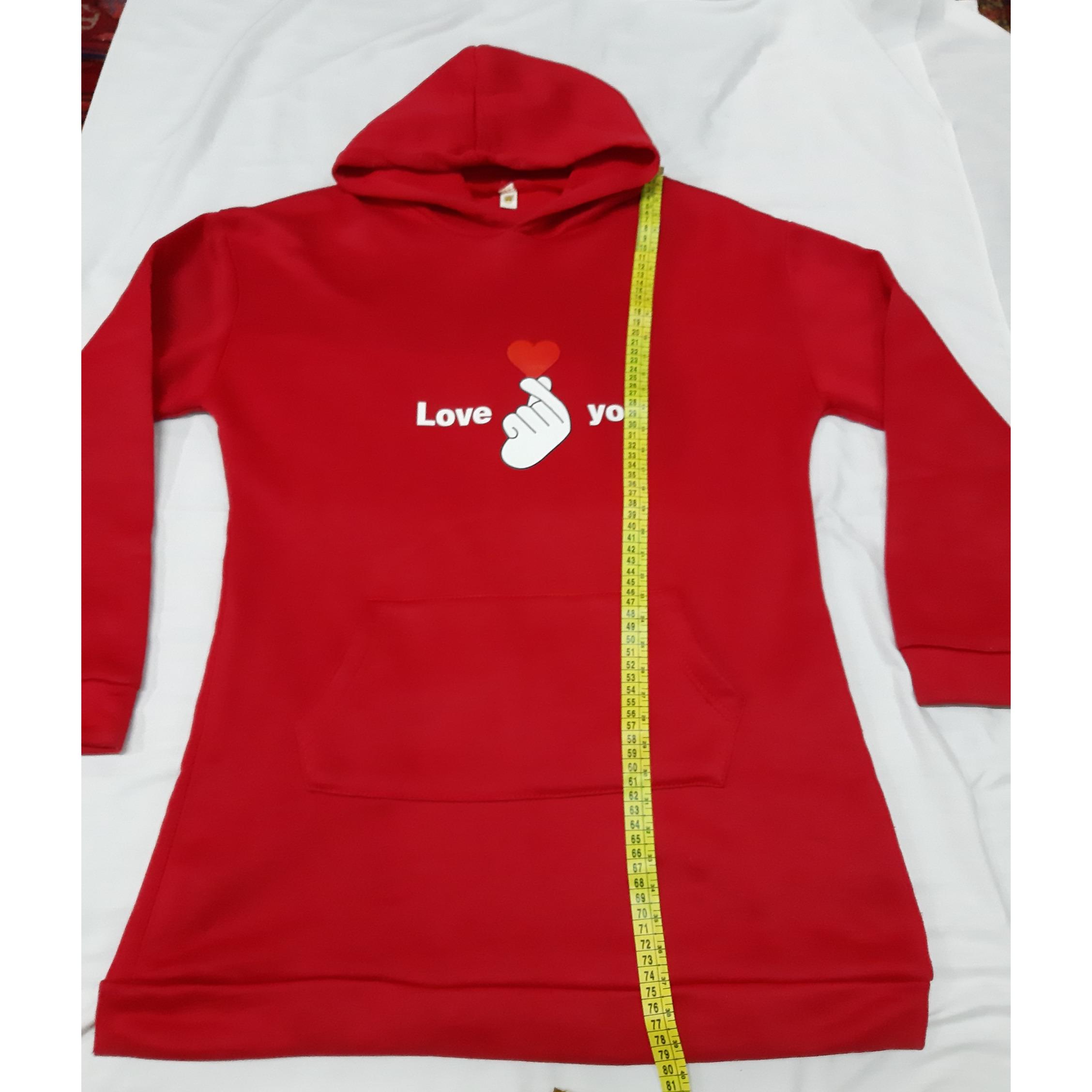 هودی قرمز دخترانه