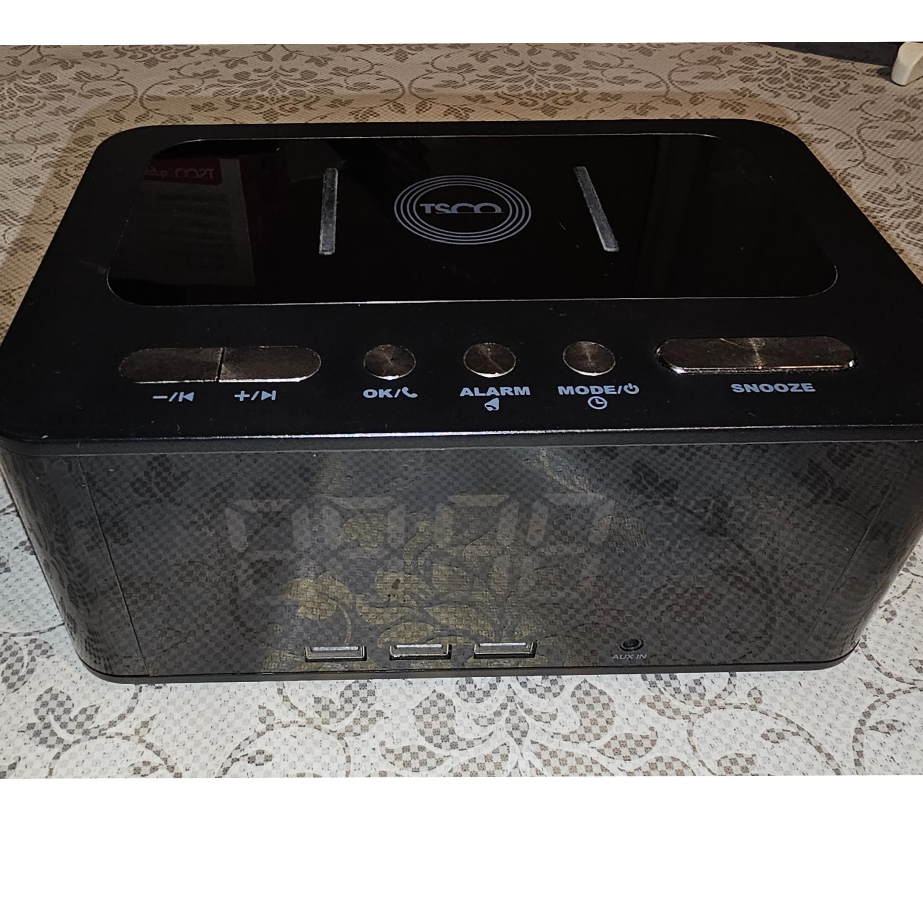 اسپیکر،ساعت و شارژر وایرلس هوشمند تسکو