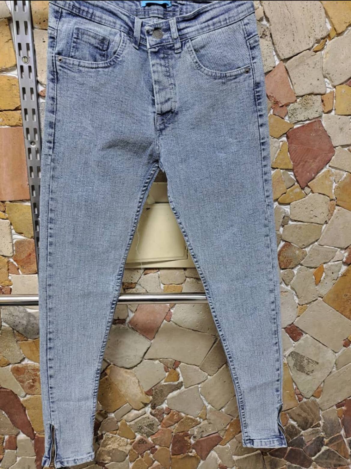 شلوار جین دمپا زیپ