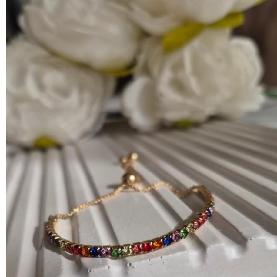 دستبند تنیسی مولتی کالر