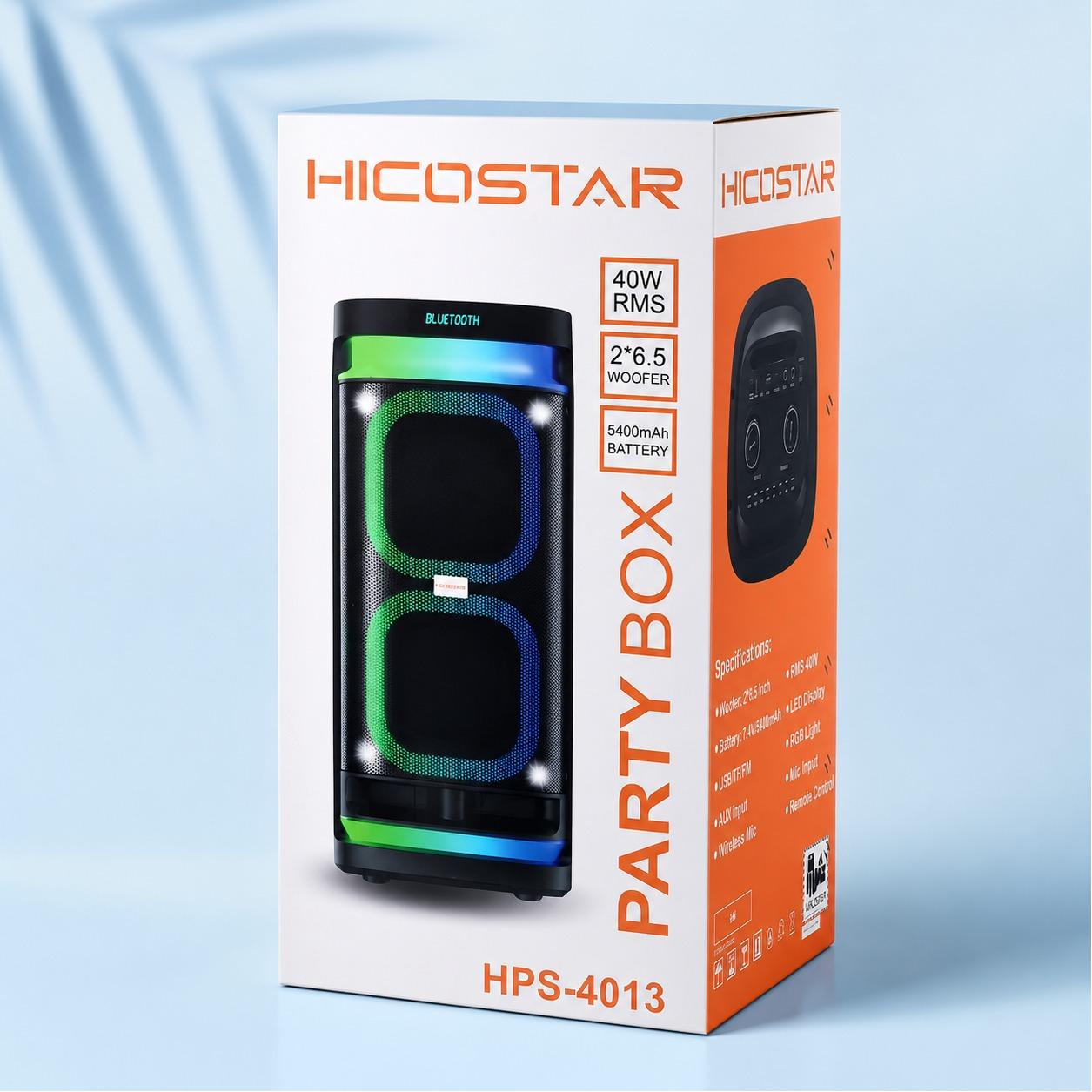 اسپیکر بلوتوثی برند hicostar مدل hps-4013
