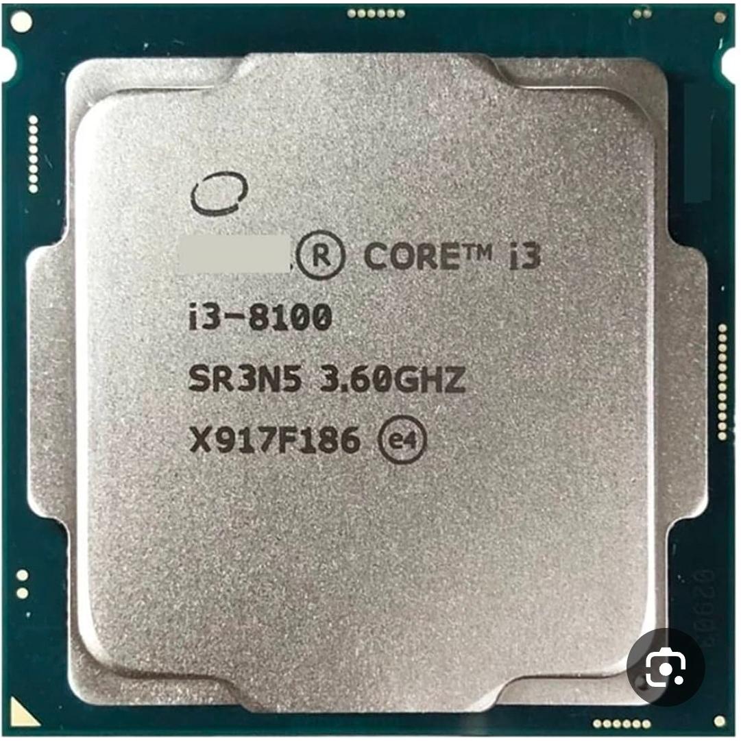 پردازنده نسل8(CPU i3 8100) همراه فن شرکتی