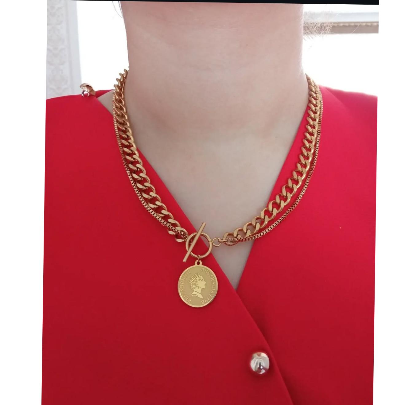 گردنبند کارتیر استیل با آ