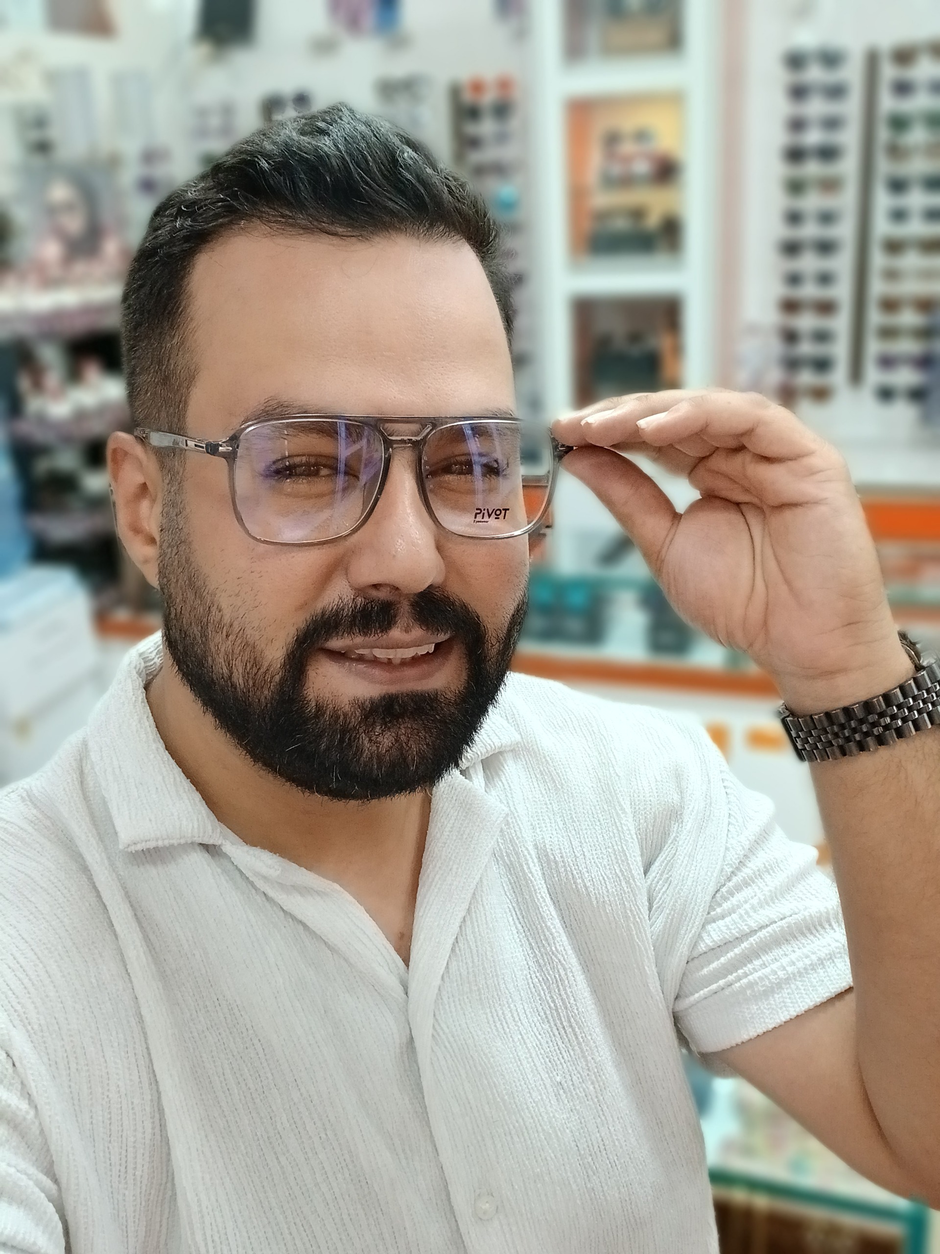 فریم عینک بلوکات طبی مردانه زنانه pivot مدل 1439