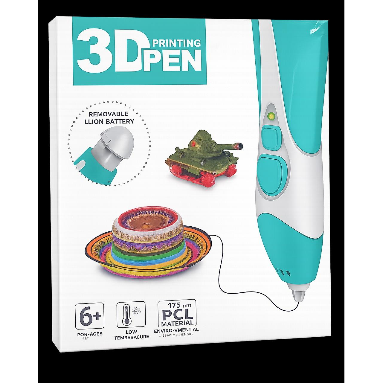 قلم سهبعدی شارژی (3D Printing Pen)