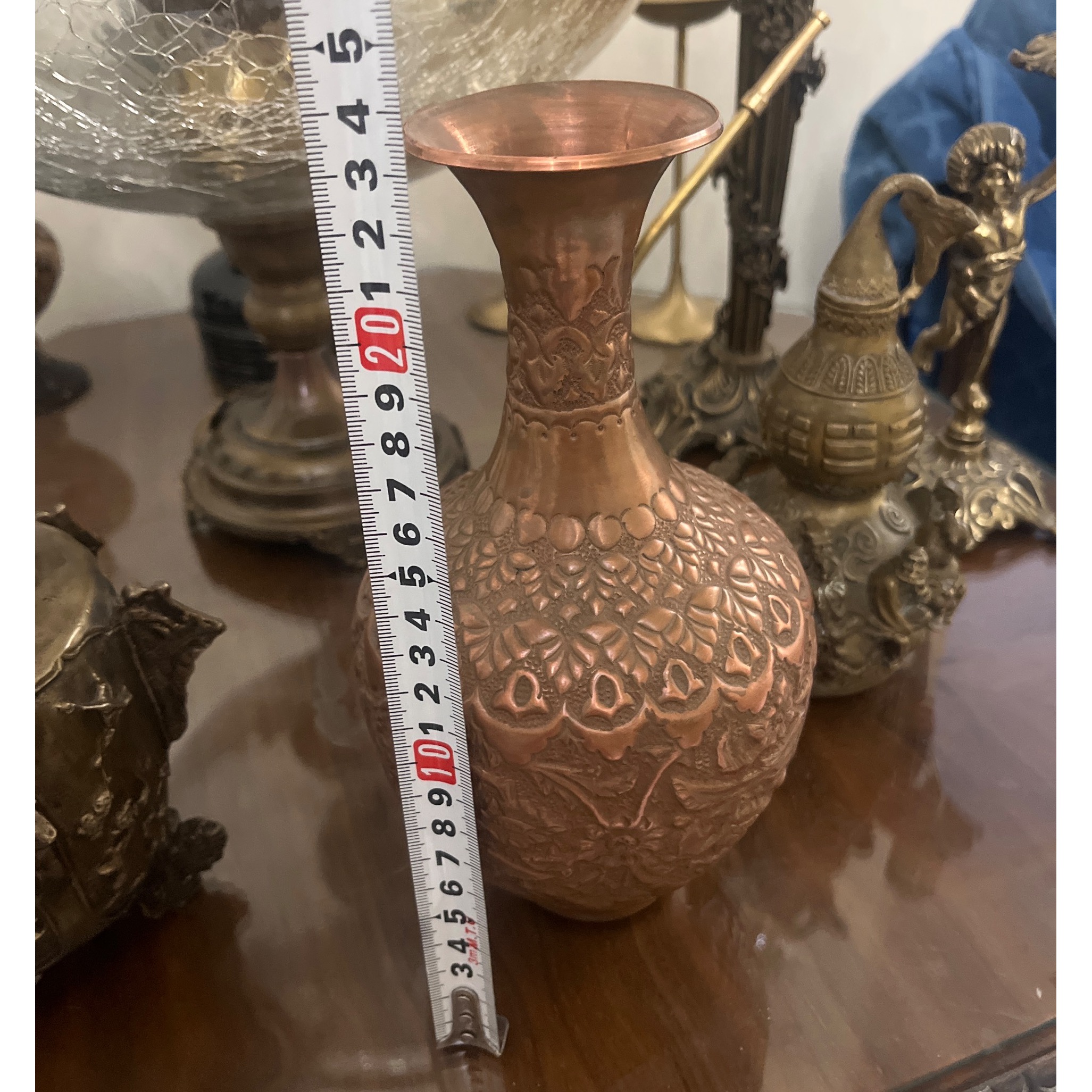 گلدان مسی قدیمی