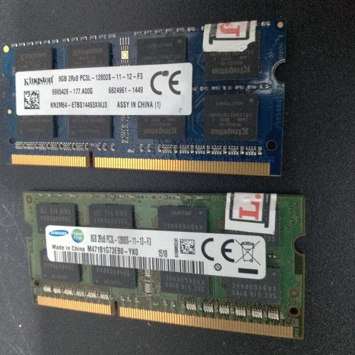 16گیگ رم لپ تاپی Pc3l