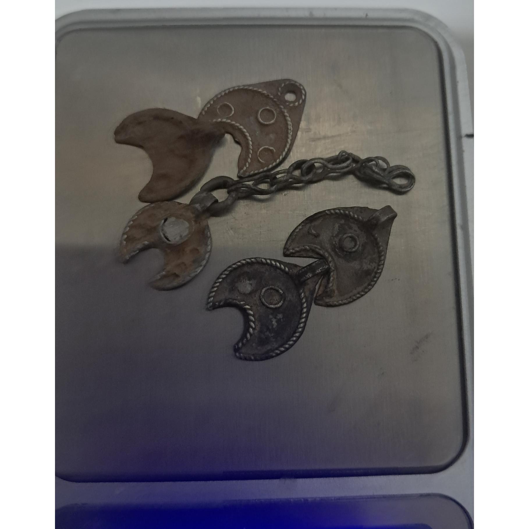 آویز نقره ست 5 عددی ظریف