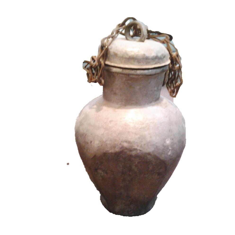 دبه روغن مسی قدیمی عتیقه
