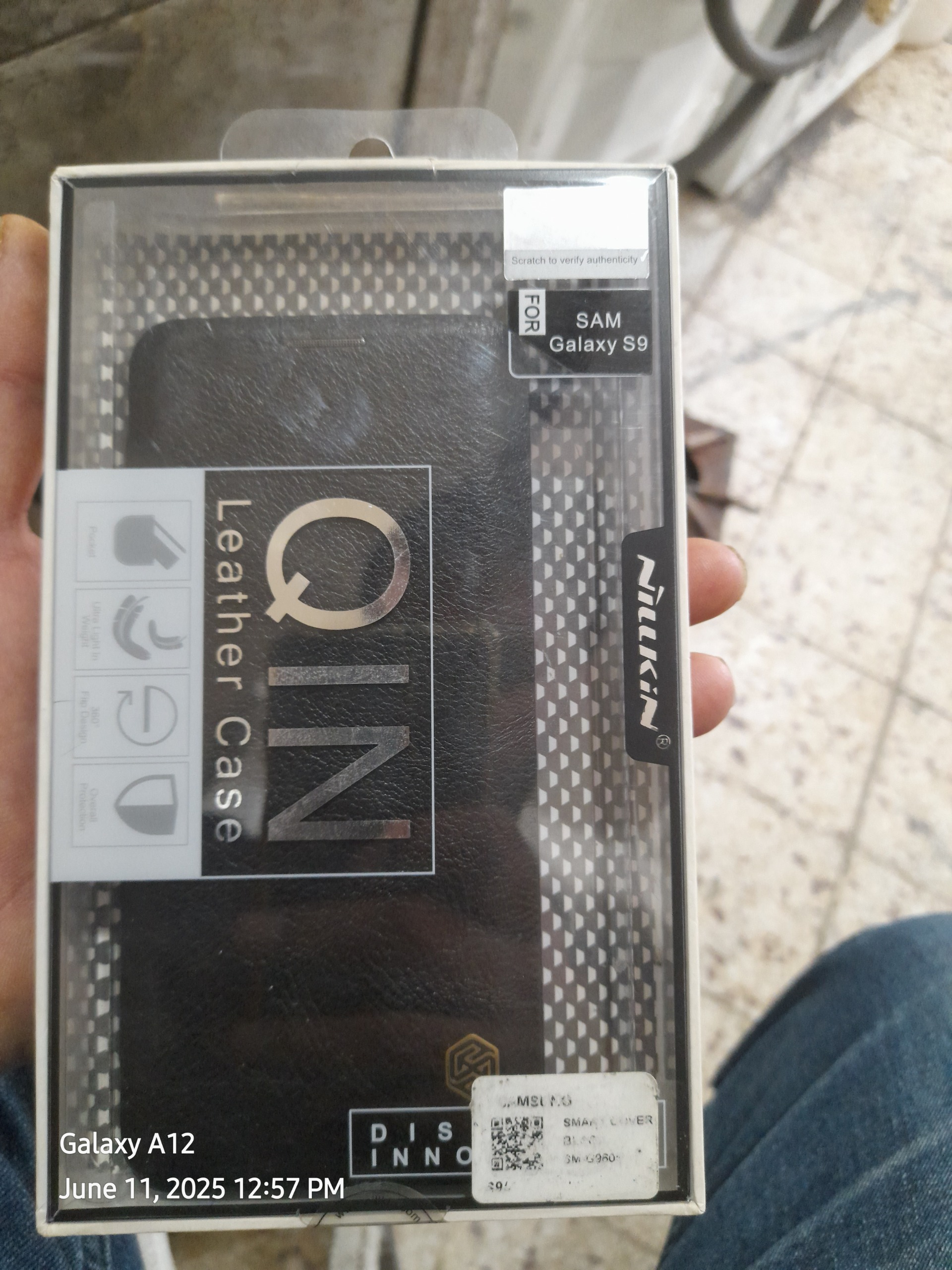 کیف چرم نیلکین اصلی سامسونگ s9
