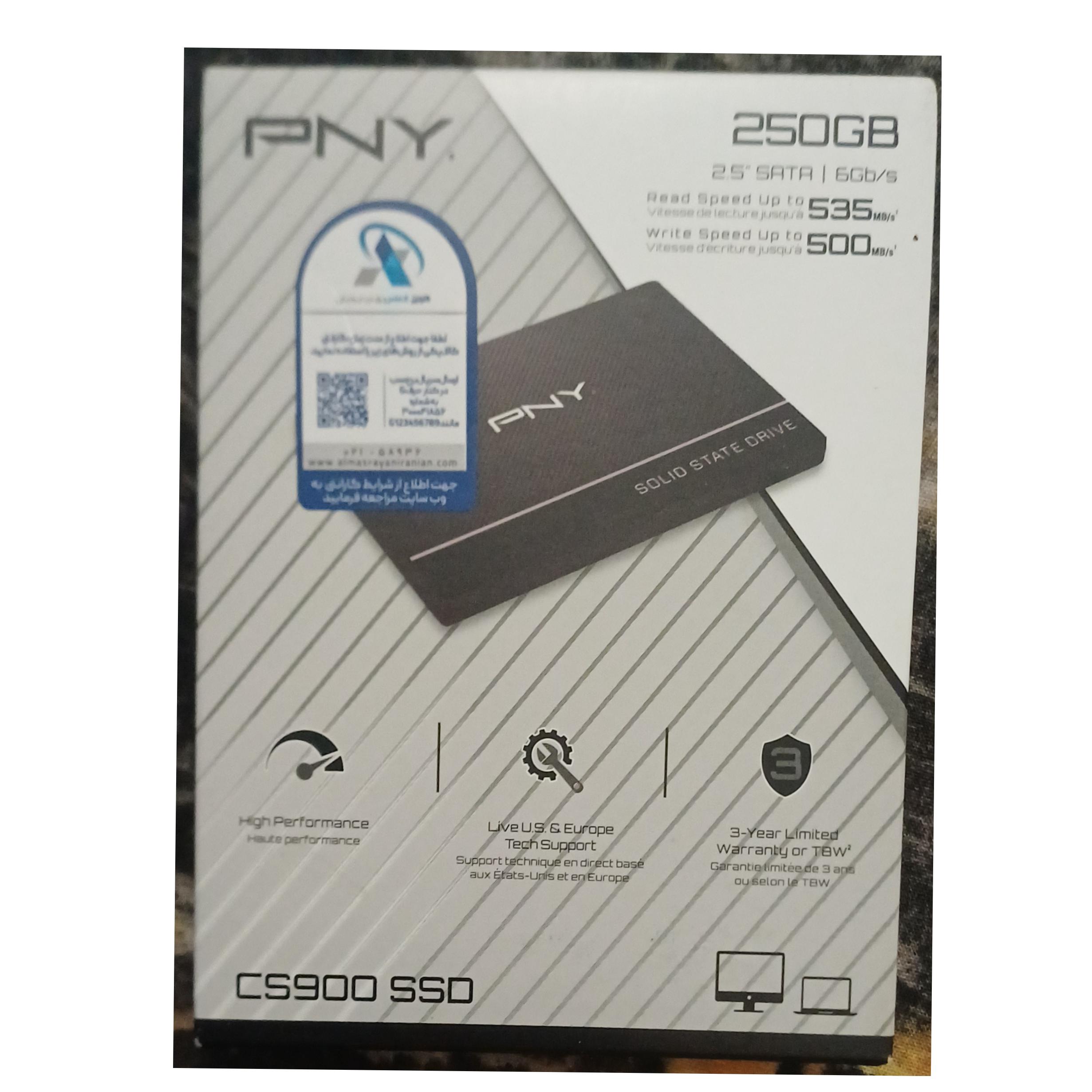 Ssd pny 250 gb