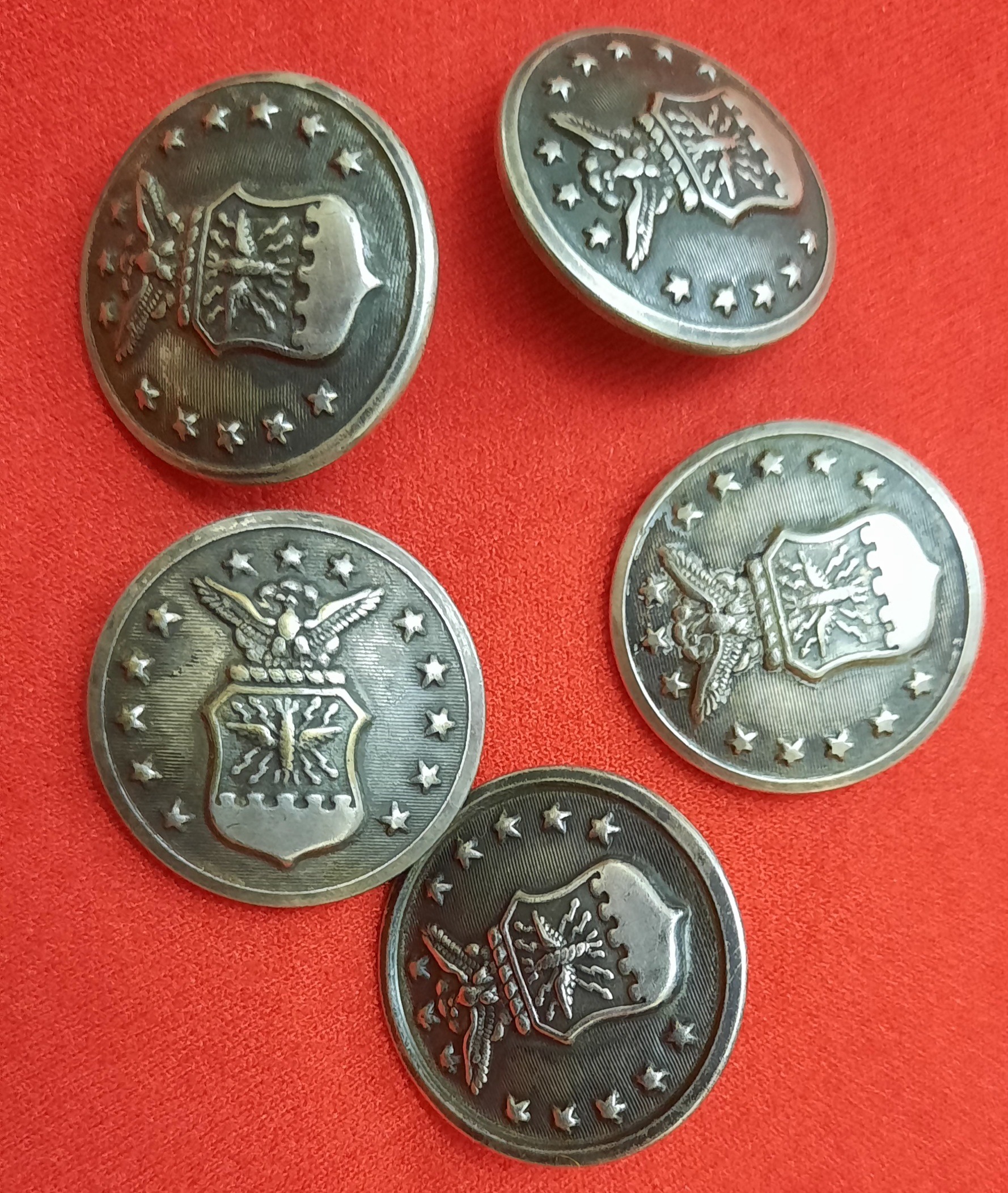 دکمه خارجی روکش نقره قدیمی