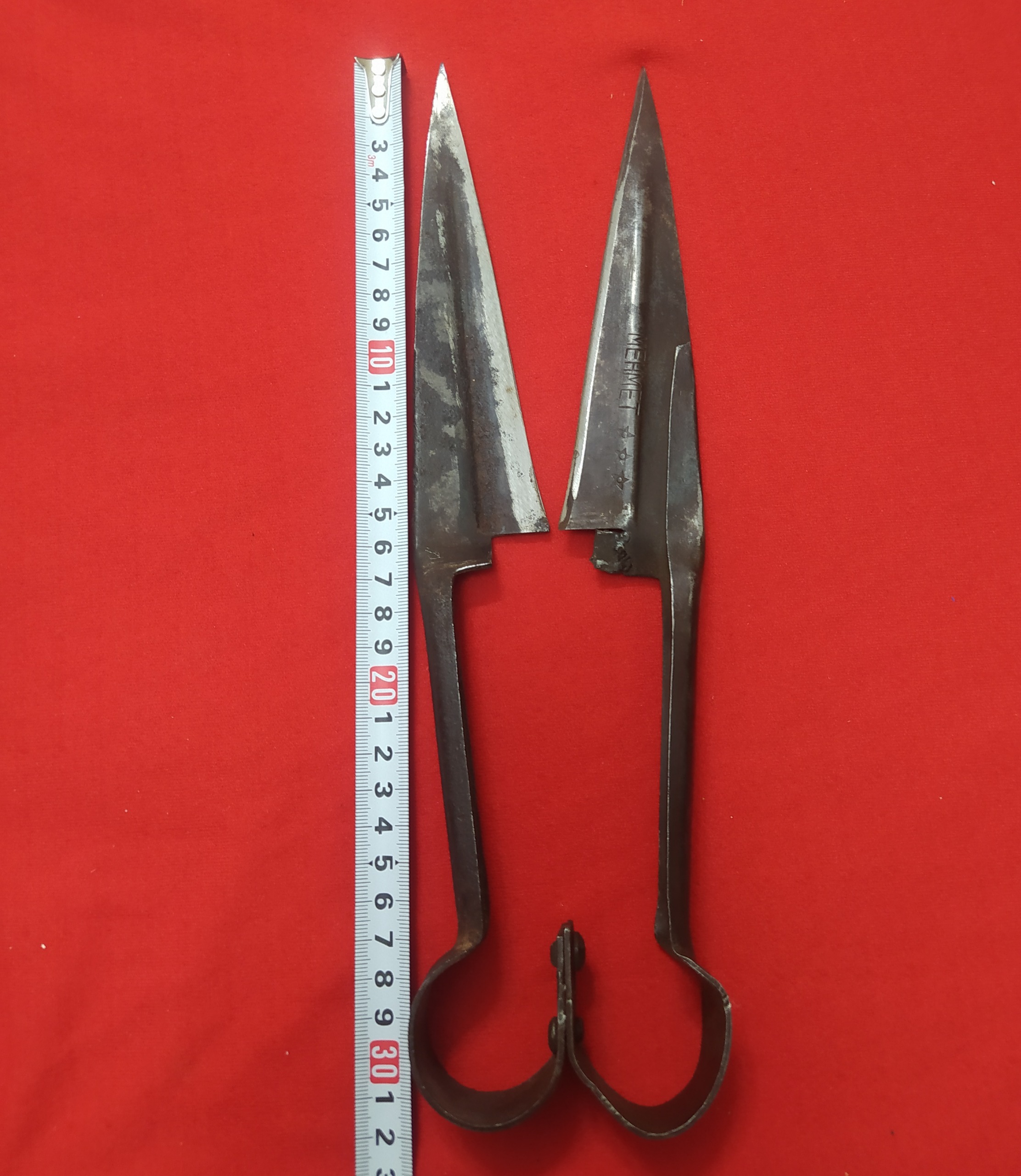 قیچی پشم زنی فولادی قاجاری