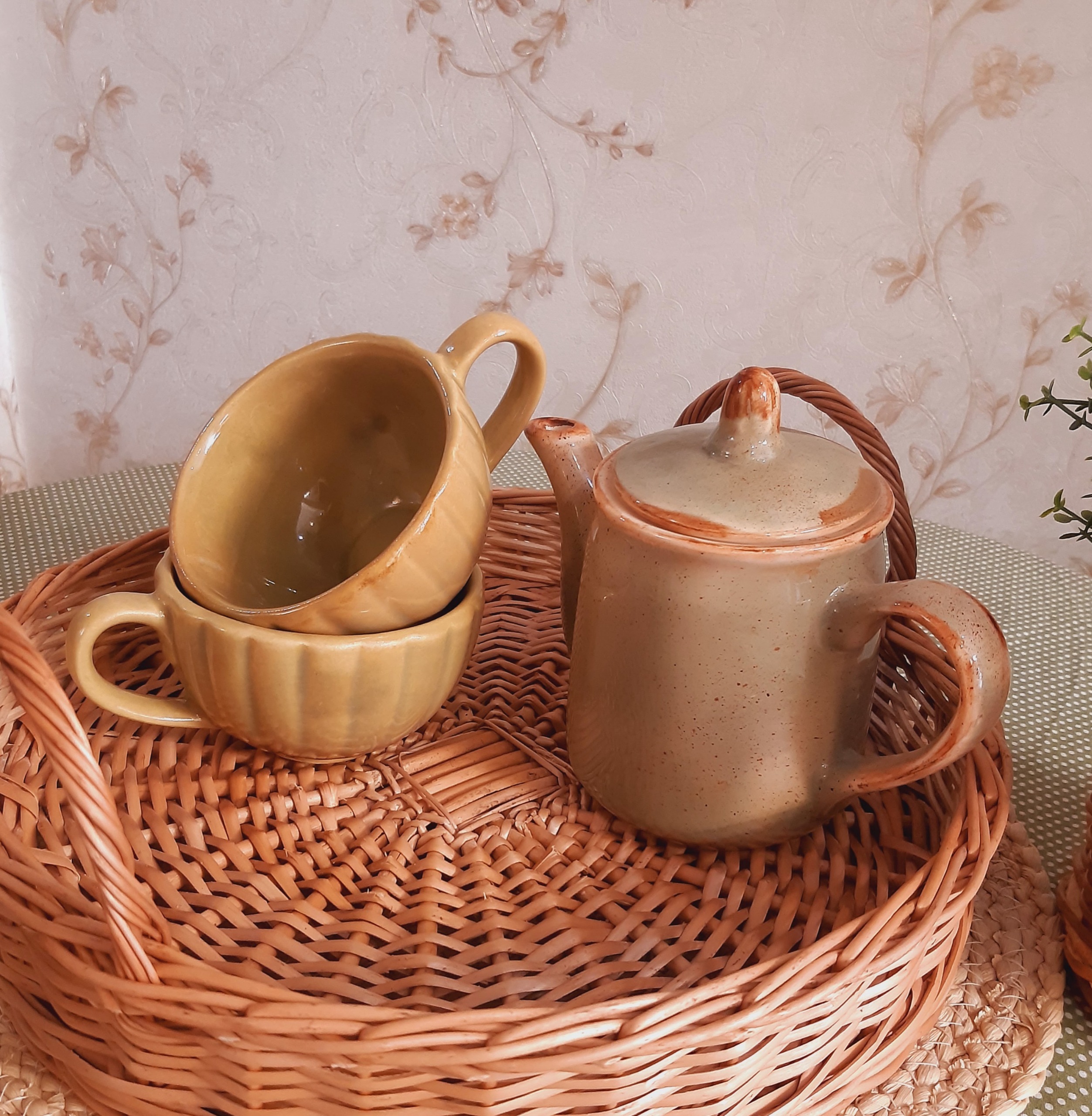 سینی یا سبد حصیری