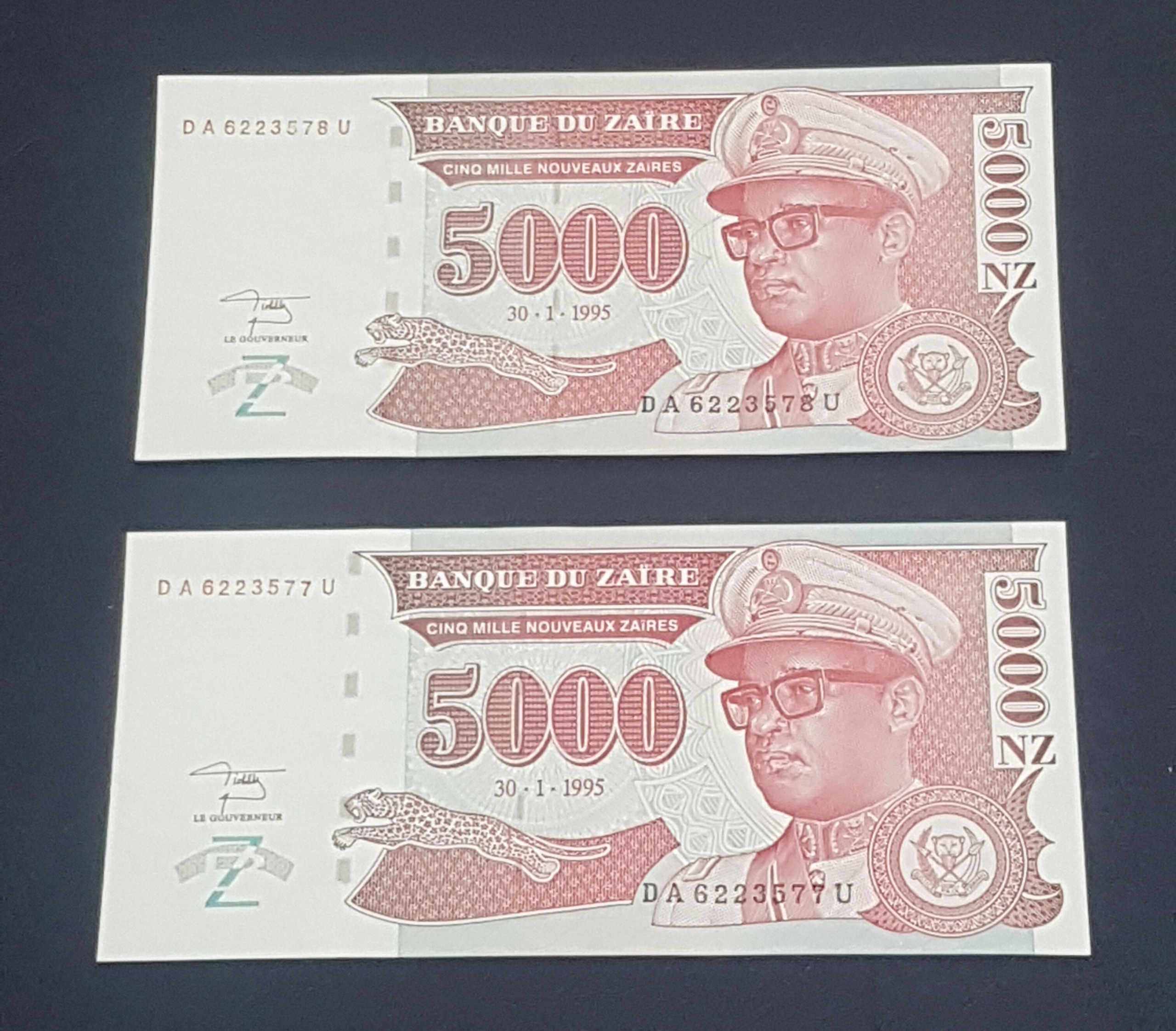 جفت سوپربانکی 5000 زئیر 1995 زئیر