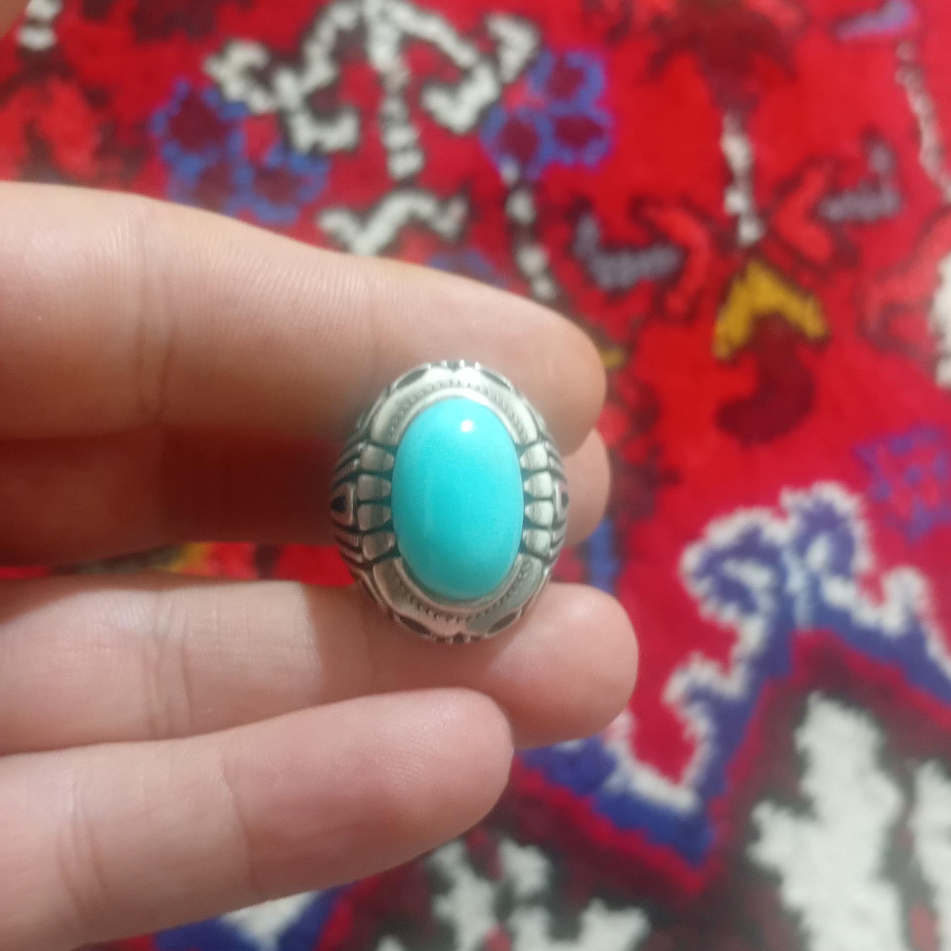 انگشتر نقره فیروزه