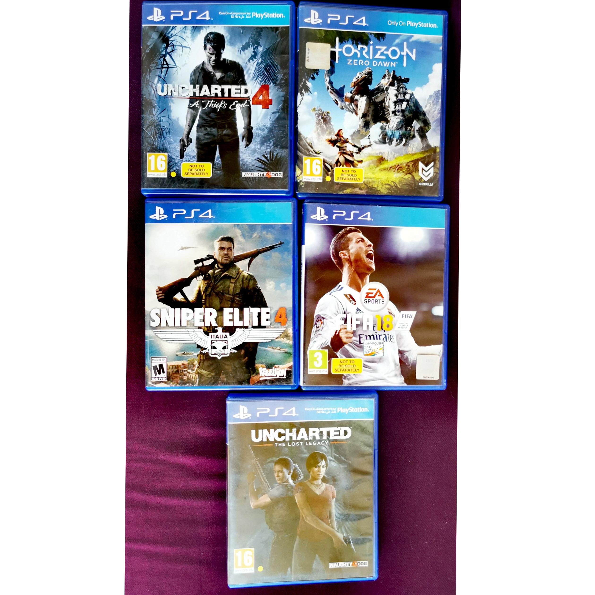 پنج عدد بازی سالم ps4