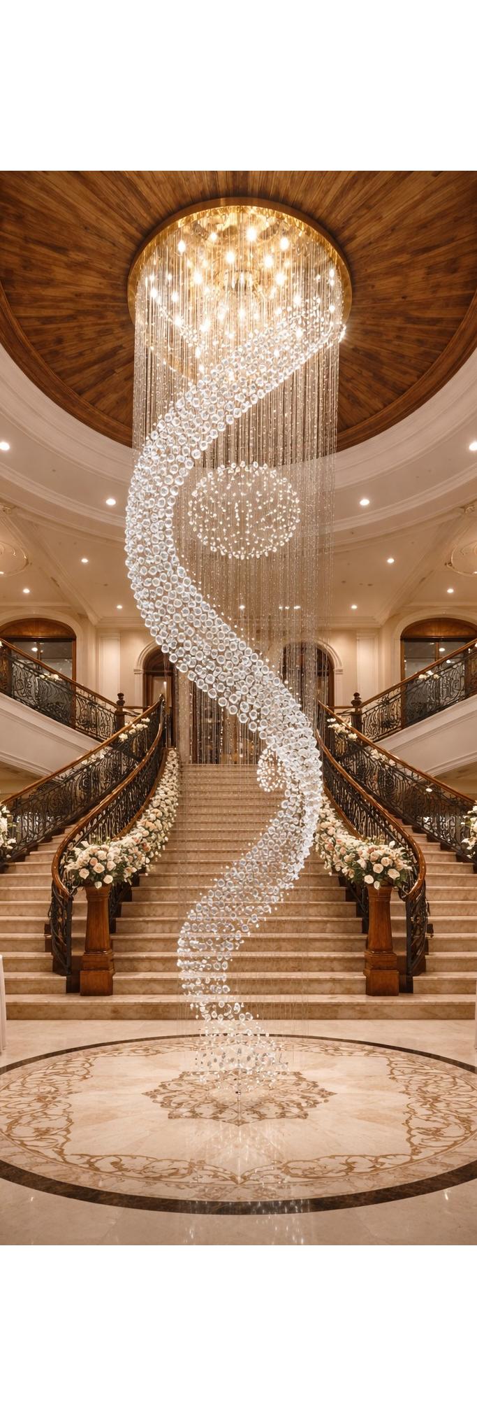 لوستر آویز معلق دم ماهی