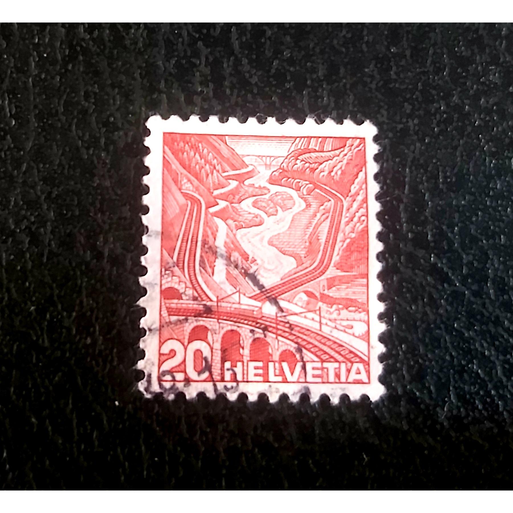 تمبر کلاسیک ارزشمند سوئیس سال 1936