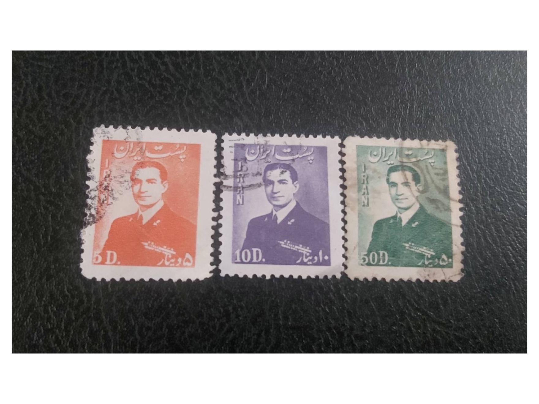 سری تمبر پهلوی سری چهارم پستی 13330
