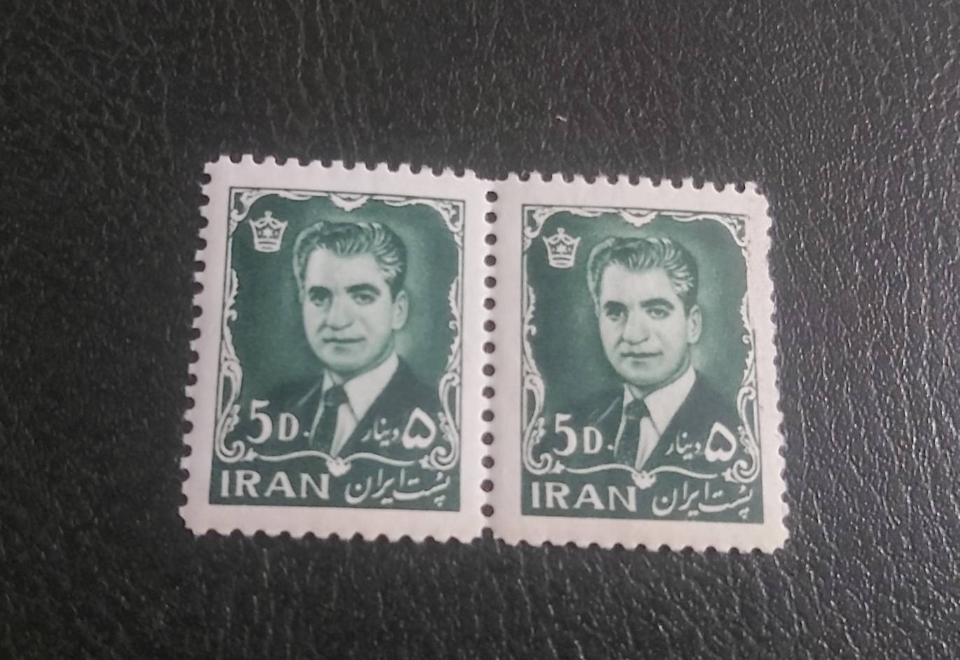 جفت تمبر پهلوی سال 1342