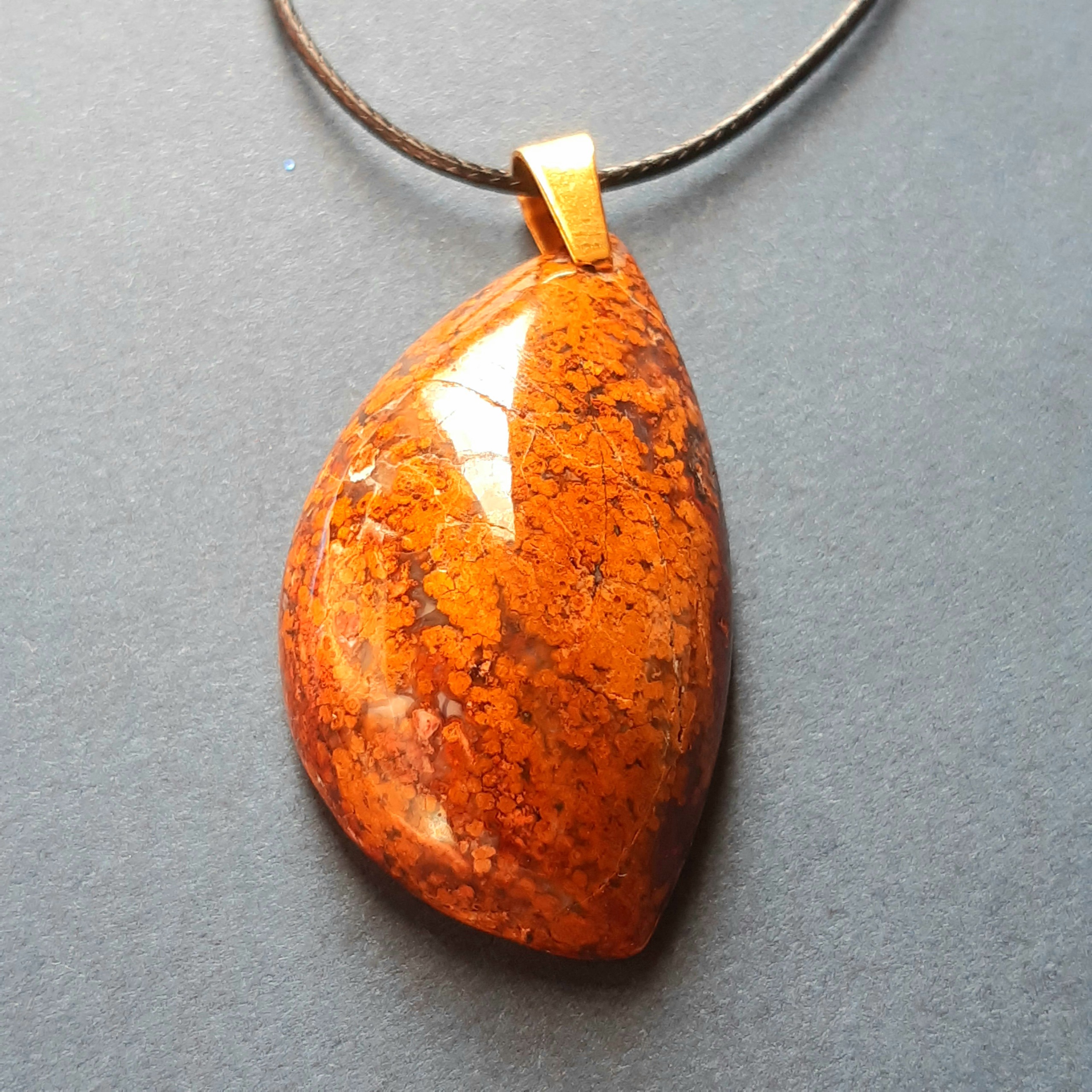 گردنبند عقیق شجر پاییزه