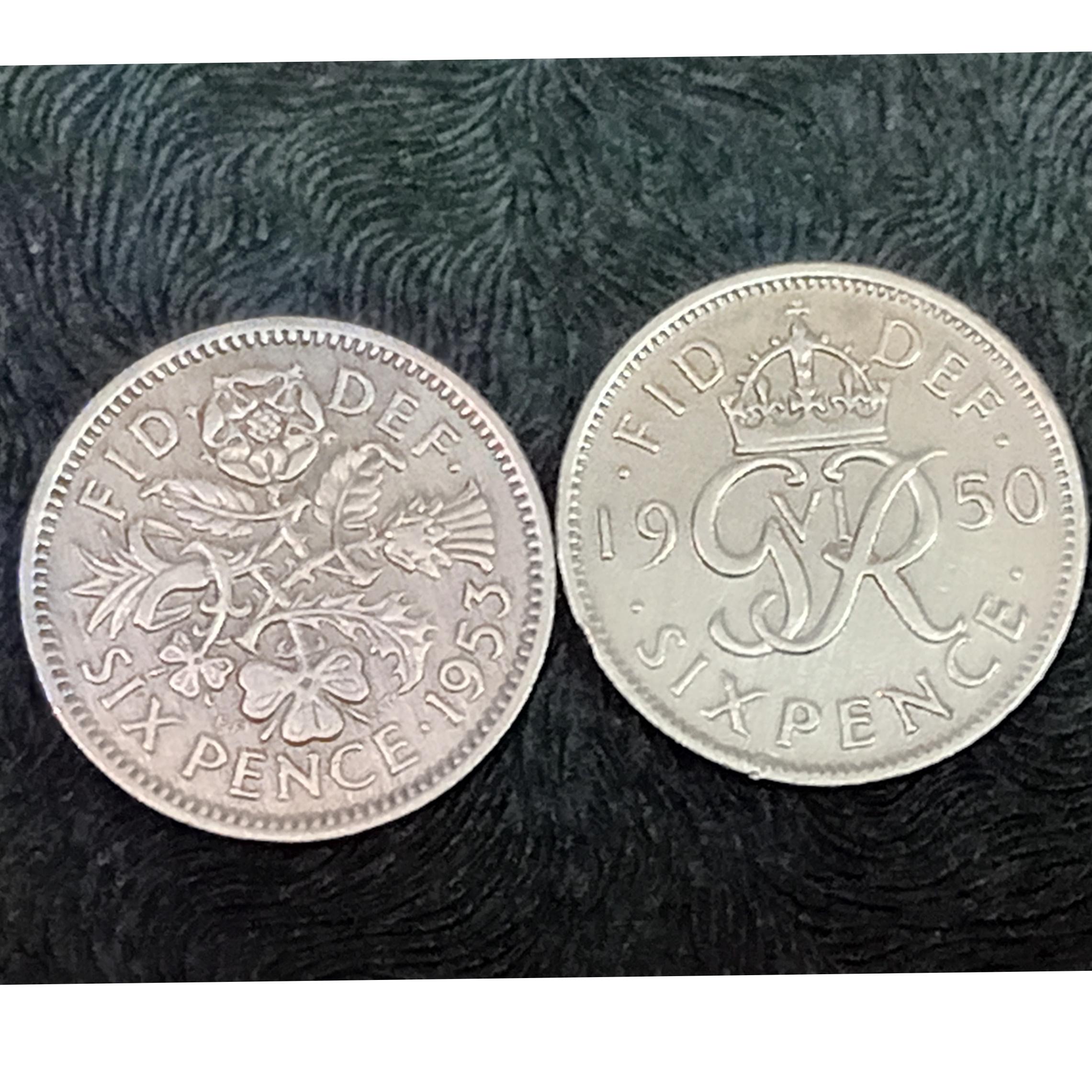 جفت سکه جذاب six pence