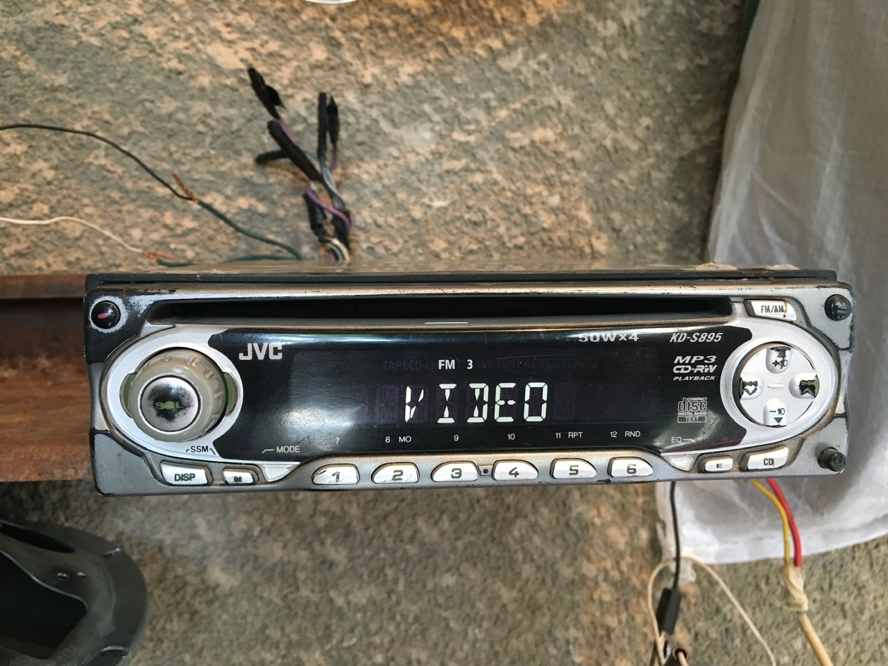 ضبط خودرو jvc kd-s895