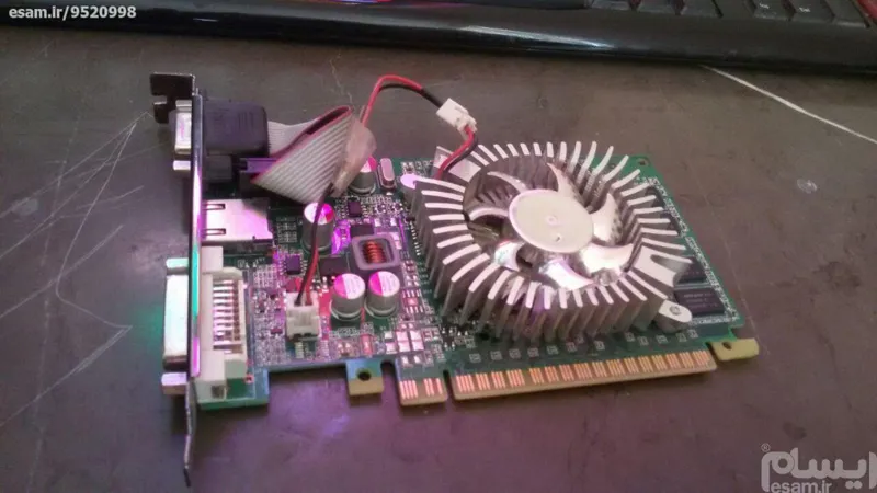 گرافیک 128بیتی AXTORM یک گیگ DDR2 قدرتمند