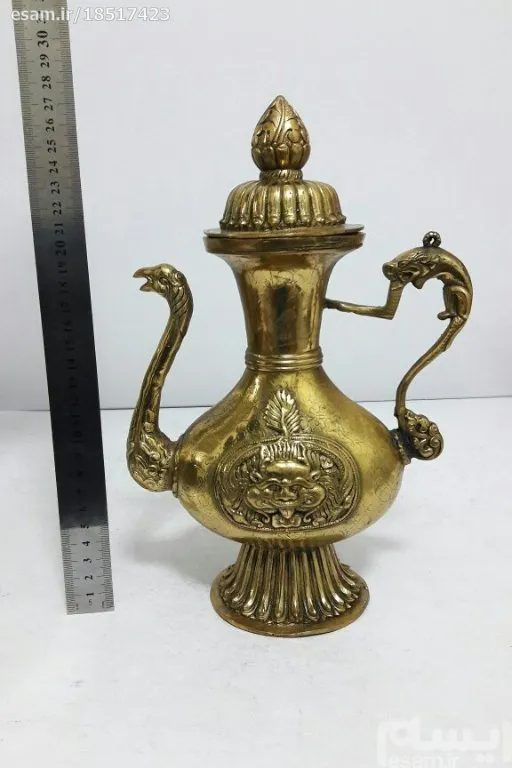 گلاب پاش برنزی نقش برجسته