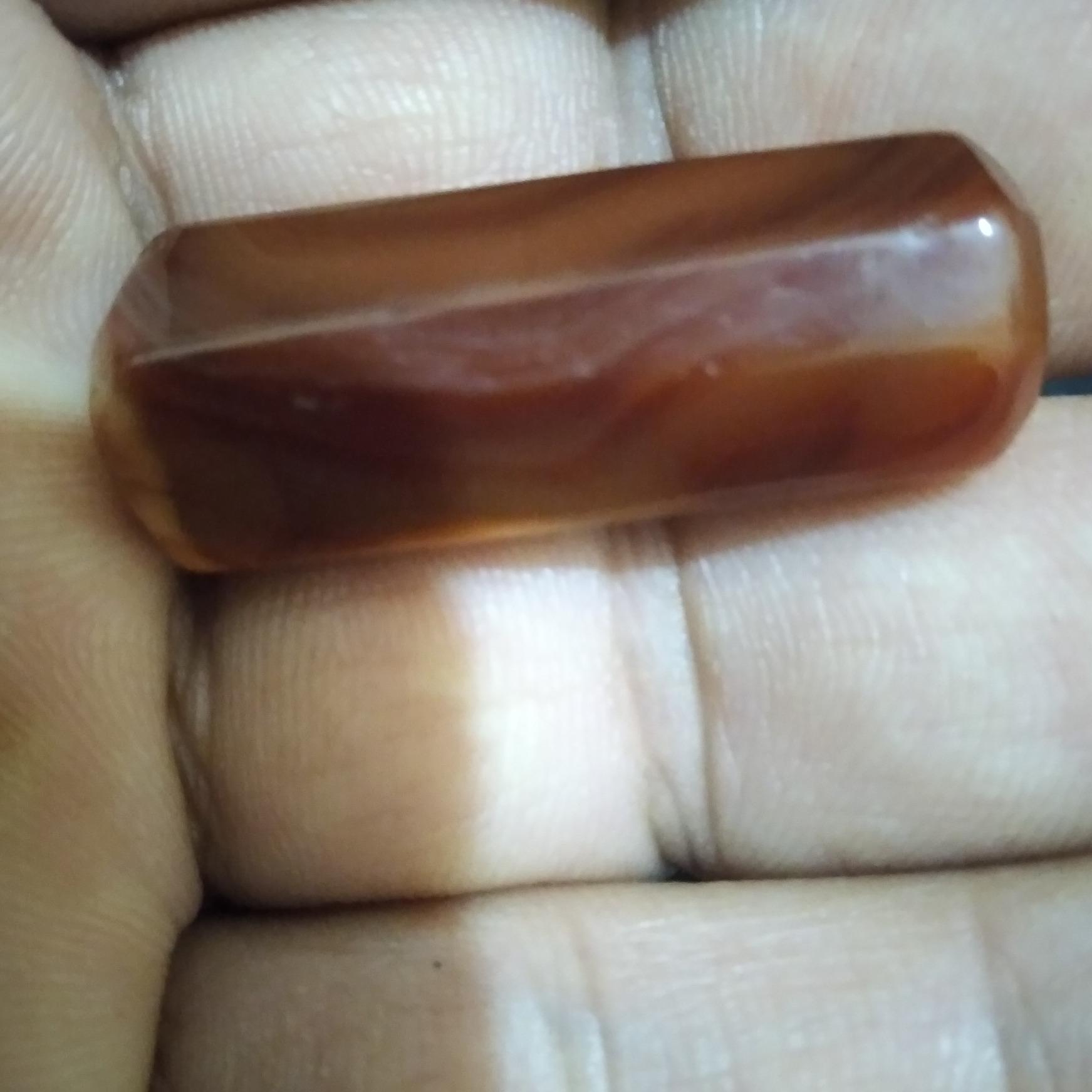 مهره لول کهنه عقیق یمانی