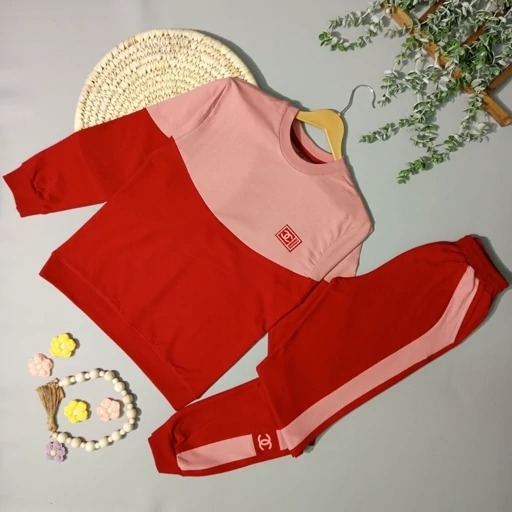 ست دخترانه آستین بلند 50 تا 60