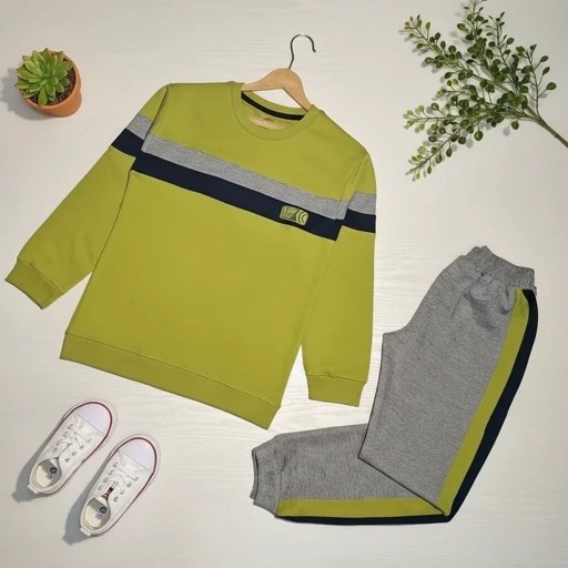 ست بلوز و شلوار پسرانه آستین بلند 60 تا 70