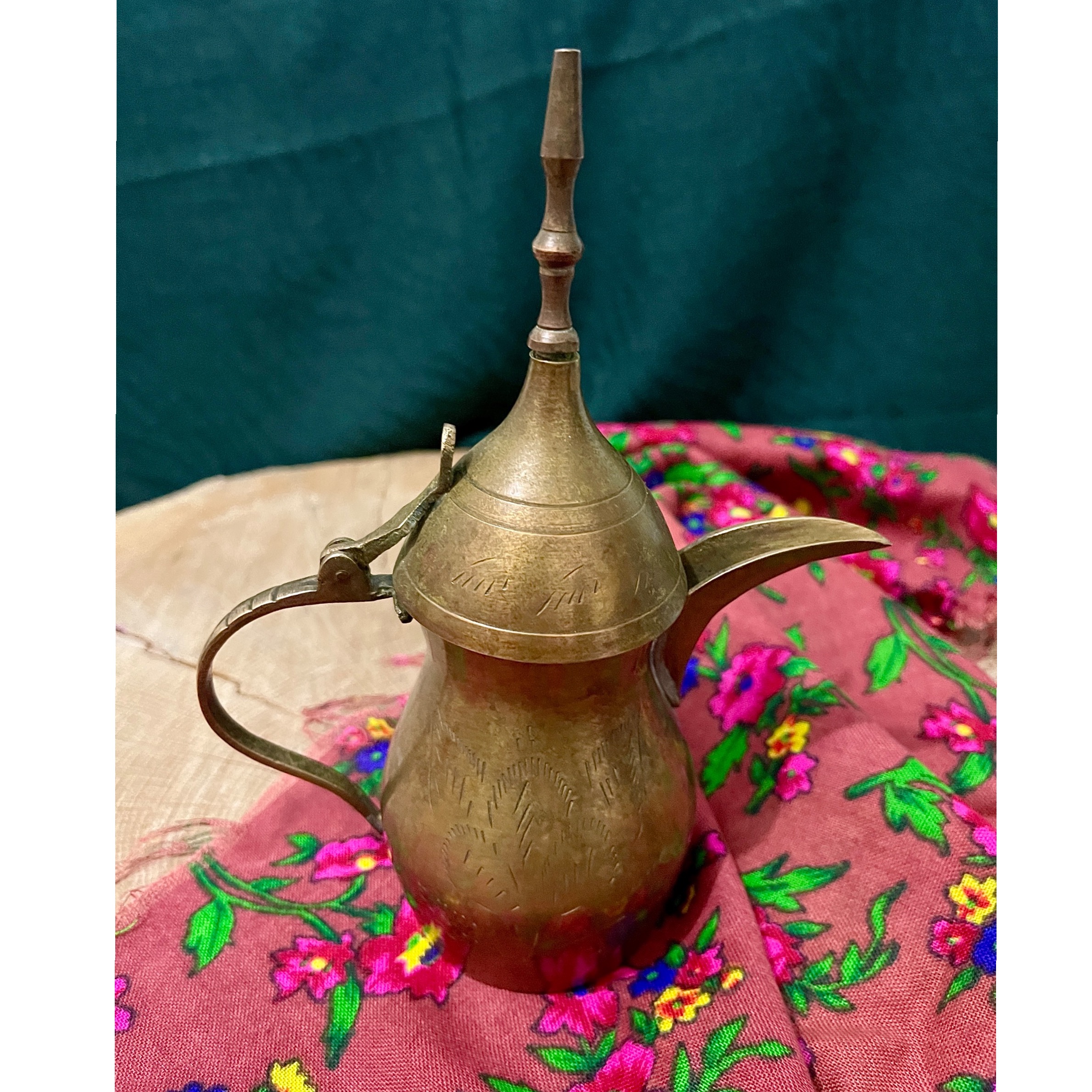 دله برنجی با قلمکاری