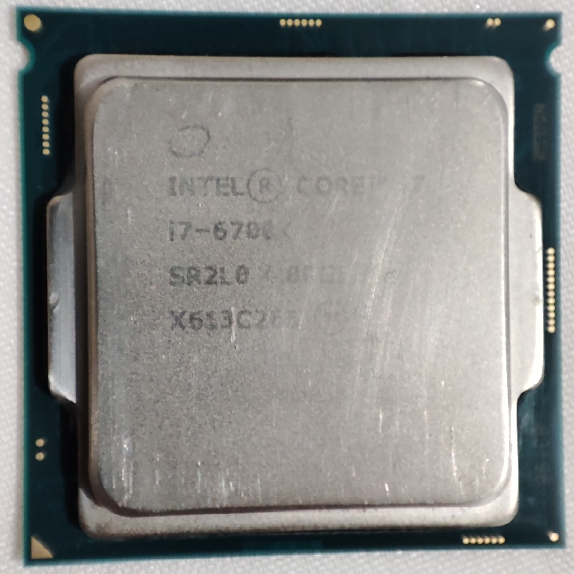 سی پی یو اینتل i7 6700K تست شده