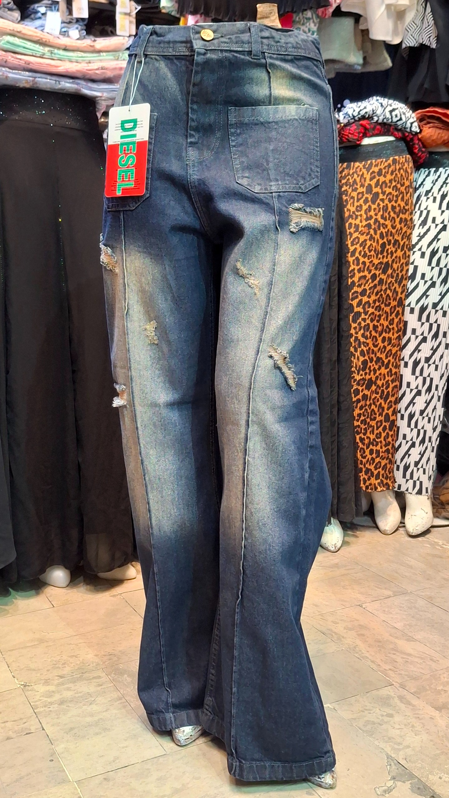 شلوار لی فلر بگ