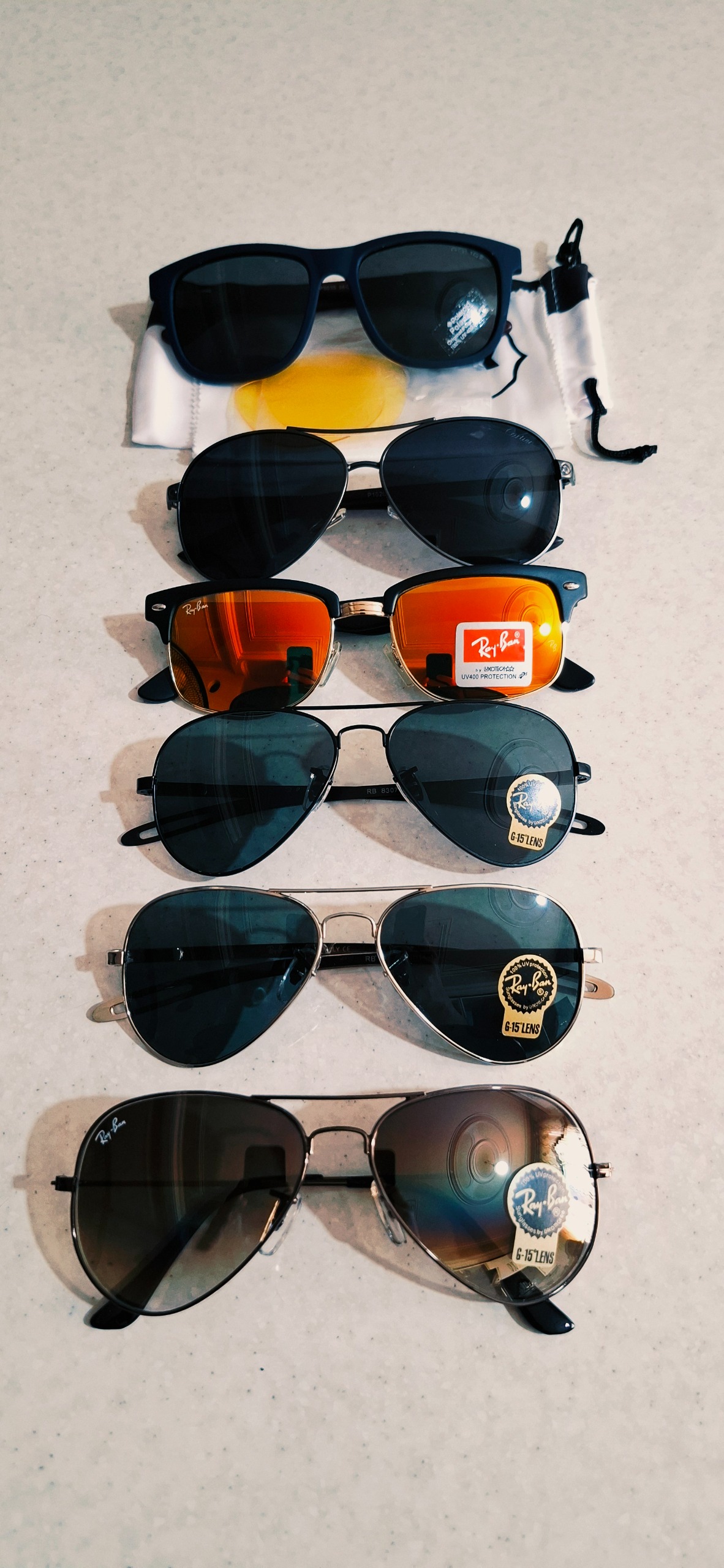 6 عدد عینک آفتابی