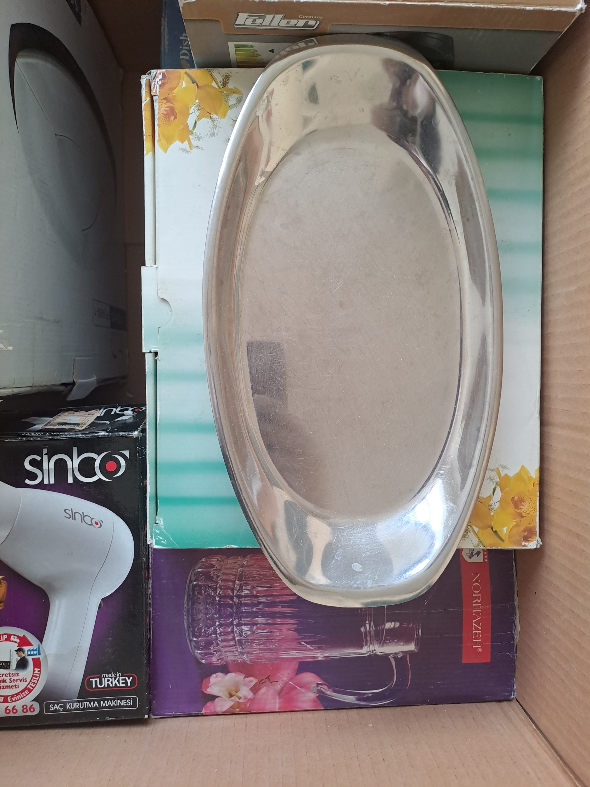 3 عدد دیس استفاده شده steel stainless