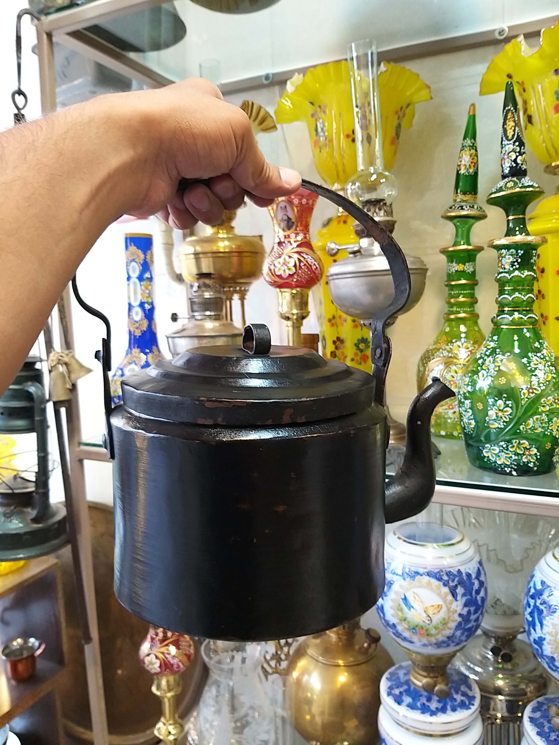 کتری قاجاری چکشی