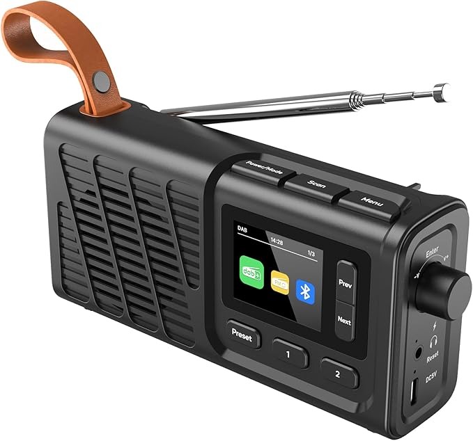 رادیو دیجیتال بلوتوثی DAB/FM شارژی