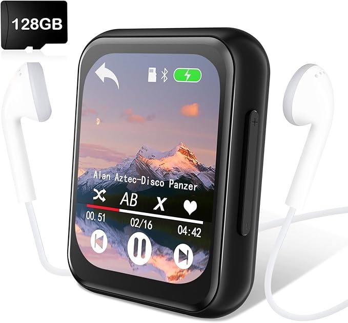 پخش کننده موسیقی MP3 لمسی 128 گیگابایت