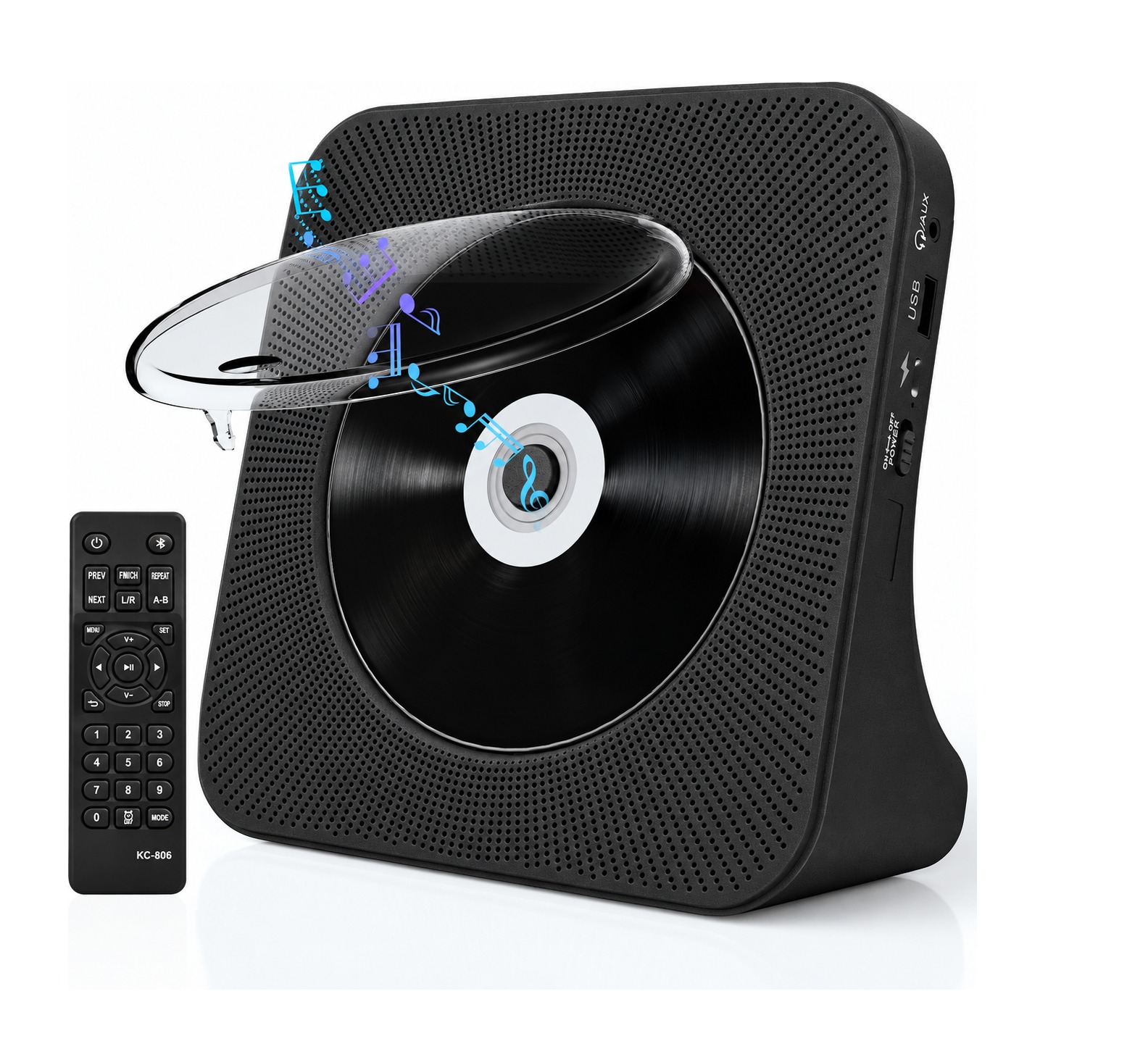 پخش کننده CD رومیزی بلوتوثی با رادیو FM