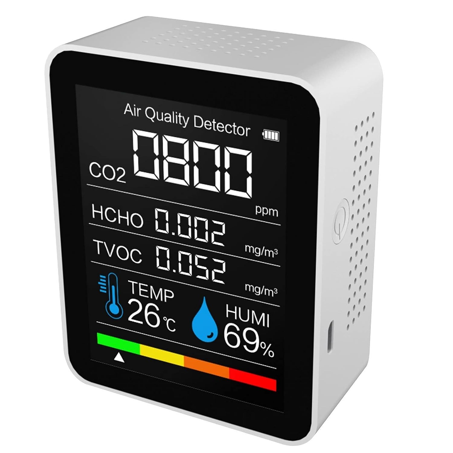 دستگاه تست کیفیت هوا CO2 و TVOC