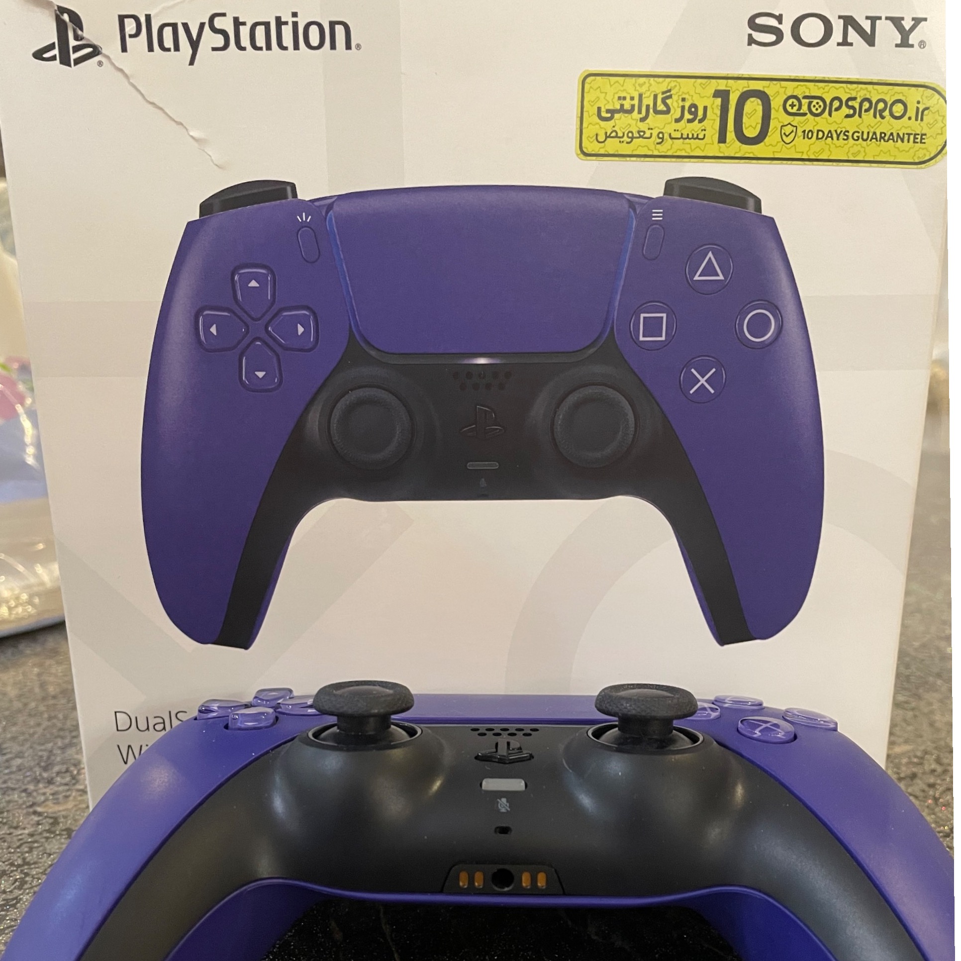 دسته ps5 کاملا نو بنفش