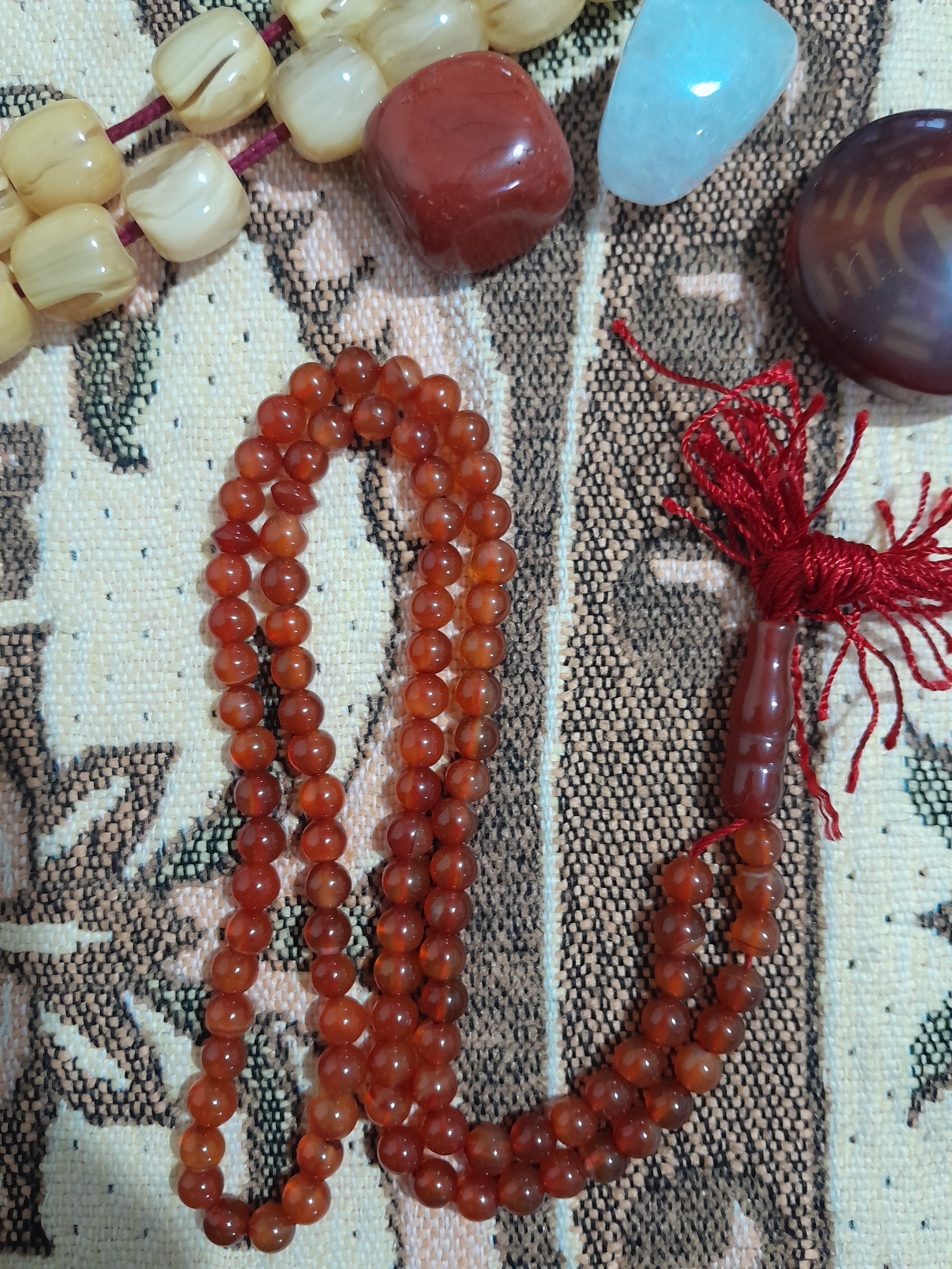 تسبیح عقیق 101 تایی اصل