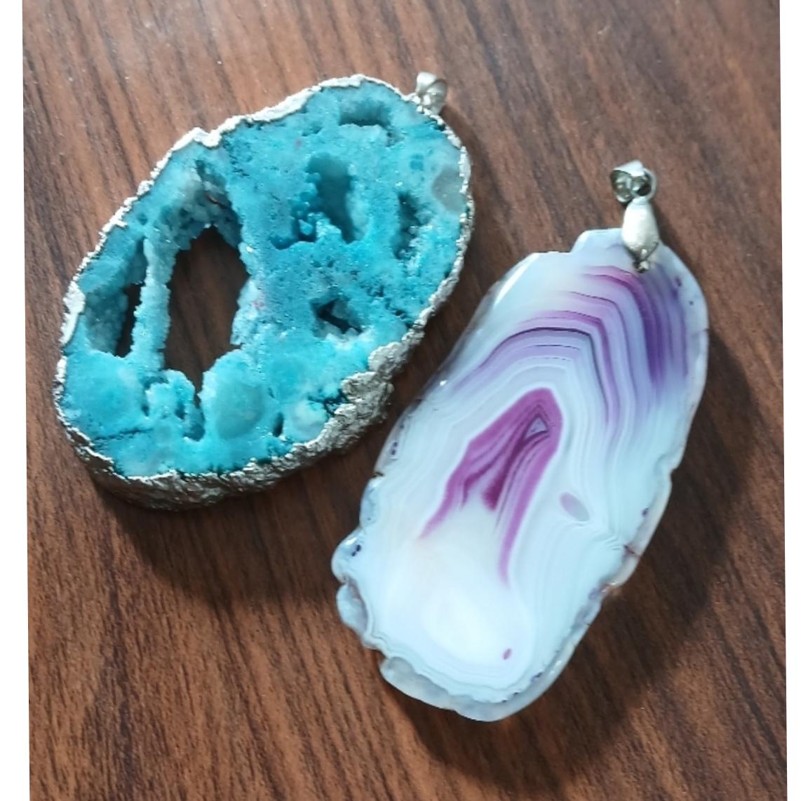 گردنبند با سنگ طبیعی