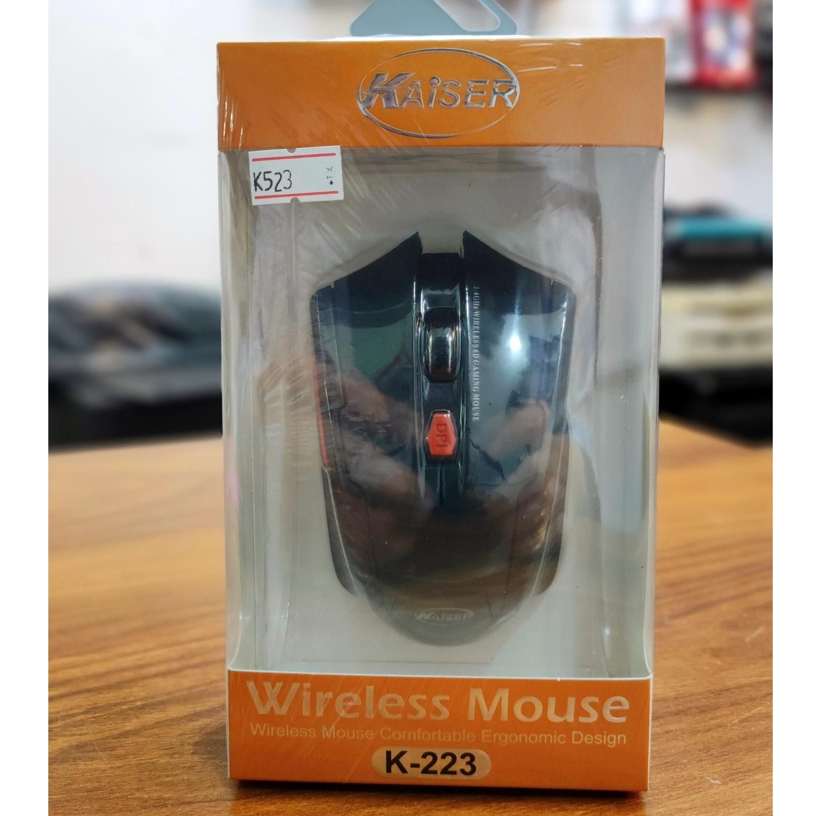 ماوس بی سیم کایزر مدل K223 گیمینگ 6 کلیده