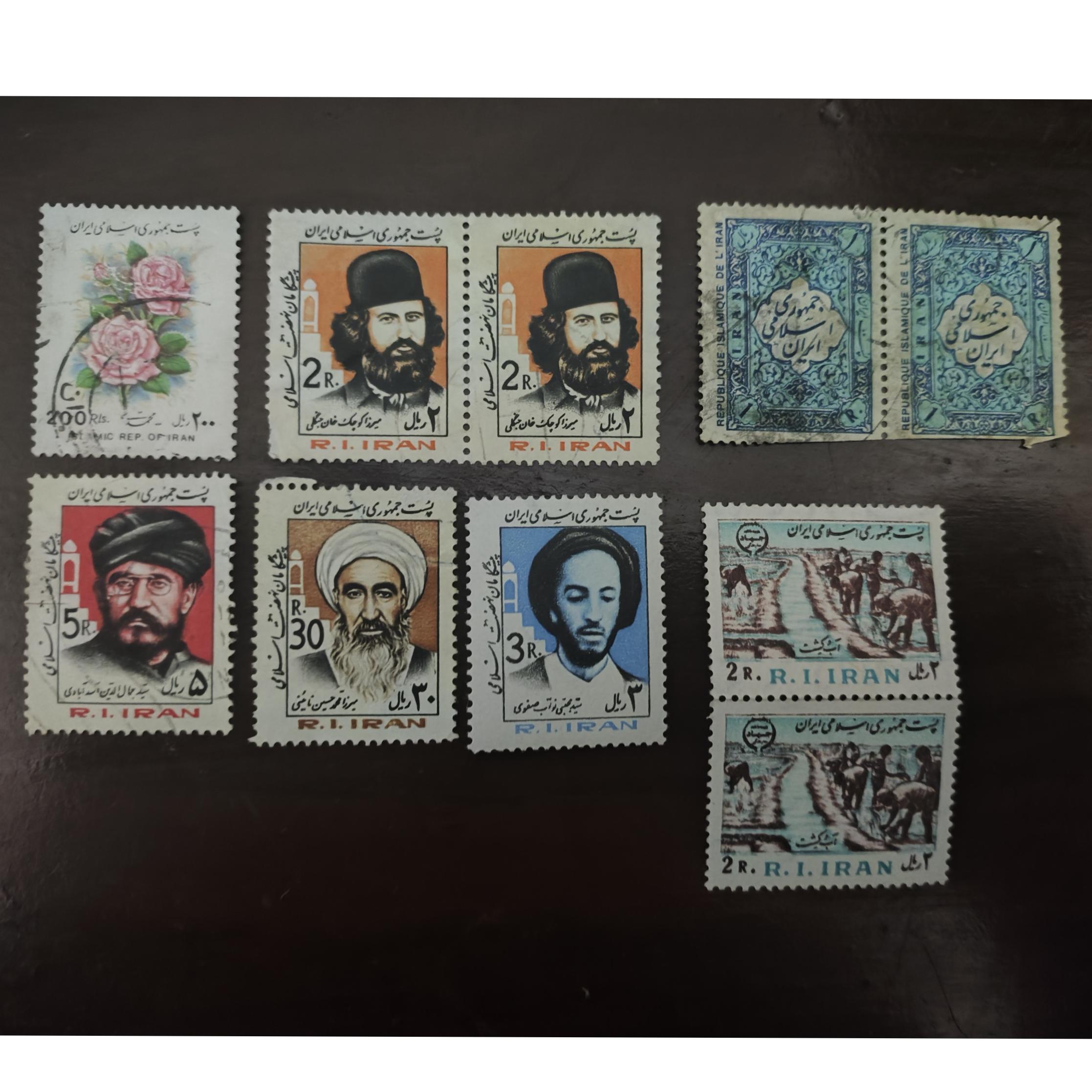 تمبر جمهوری مطابق عکس